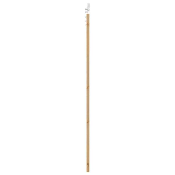 Schiebetür ORKDAL 93 x 211 cm Massivholz Kiefer und Glas Natur