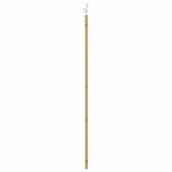Schiebetür ORKDAL 93 x 211 cm Massivholz Kiefer und Glas Natur