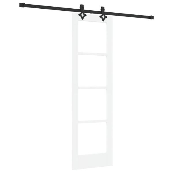 Schiebetür ORKDAL 61 x 198,5 cm Massivholz Kiefer und Glas