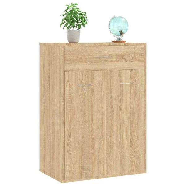 Schuhschrank Sonoma-Eiche 60x35x84 cm Holzwerkstoff
