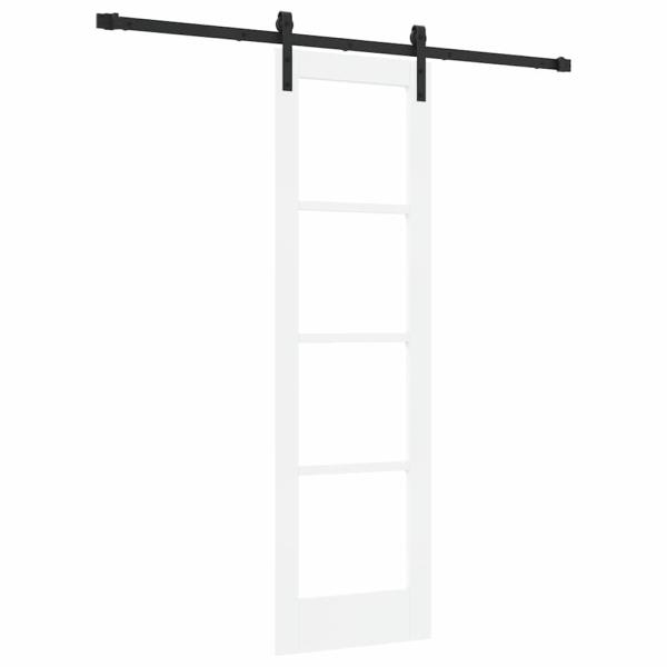 Schiebetür ORKDAL Weiß und Schwarz 61 x 198,5 cm