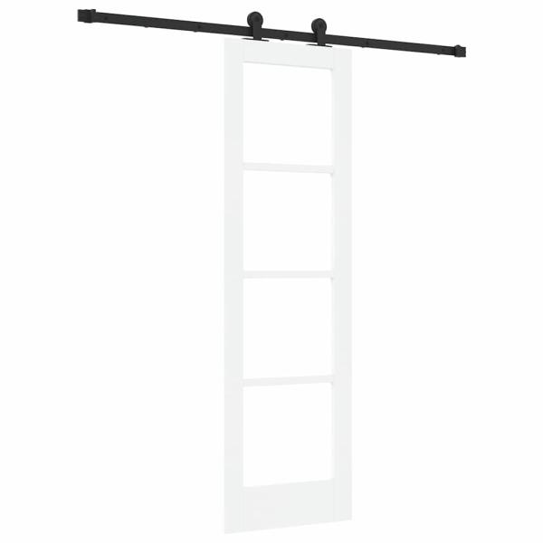 Schiebetür ORKDAL 61 x 198,5 cm Massivholz Kiefer und Glas
