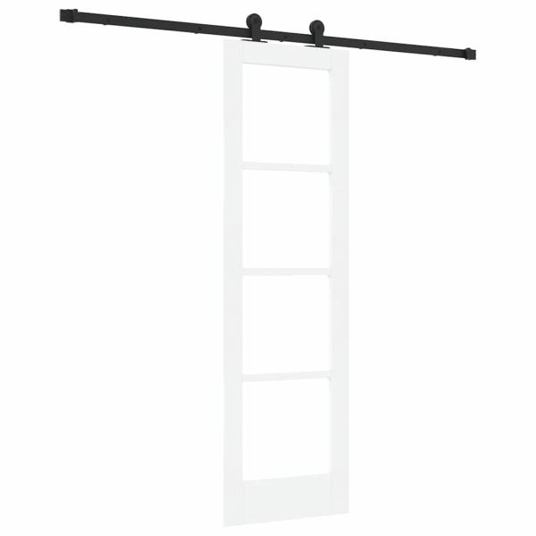 Schiebetür ORKDAL 61 x 198,5 cm Massivholz Kiefer und Glas