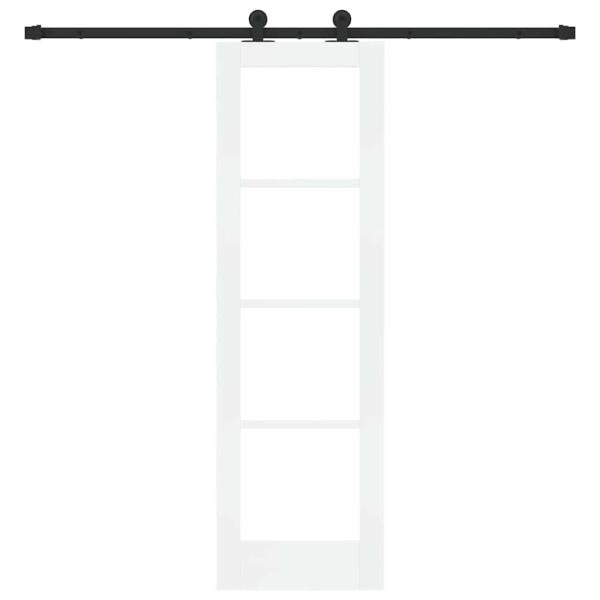 Schiebetür ORKDAL 61 x 198,5 cm Massivholz Kiefer und Glas