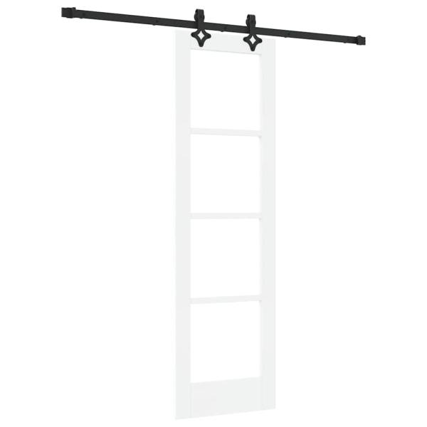 Schiebetür ORKDAL 61 x 198,5 cm Massivholz Kiefer und Glas