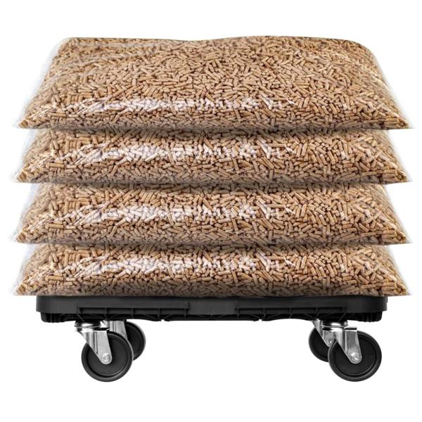 Transportroller Schwarz Polypropylen 300 kg