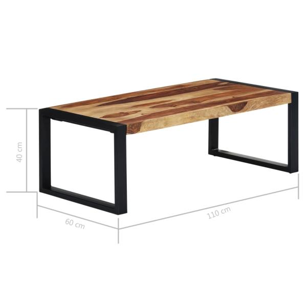 Couchtisch 110x60x40 cm Massivholz Akazie