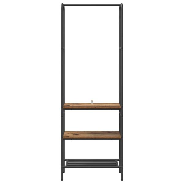 Kleiderständer Altholz 60 x 30 x 171 cm Holzwerkstoff