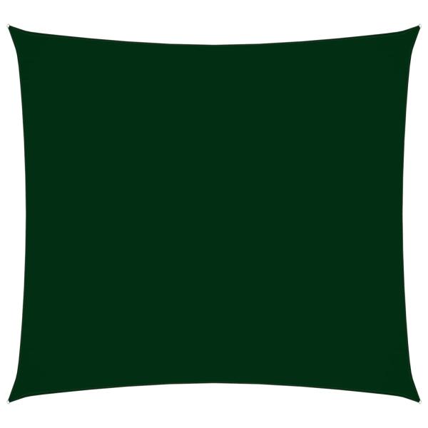 Sonnensegel Oxford-Gewebe Quadratisch 7x7 m Dunkelgrün