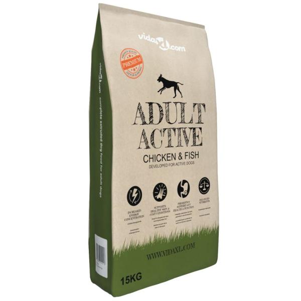 ARDEBO.de - Trockenfutter für Hunde Adult Active Chicken & Fish 15 kg