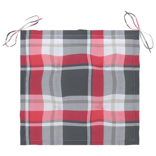 Garten-Essstühle 2 Stk. mit Kissen Massivholz Akazie