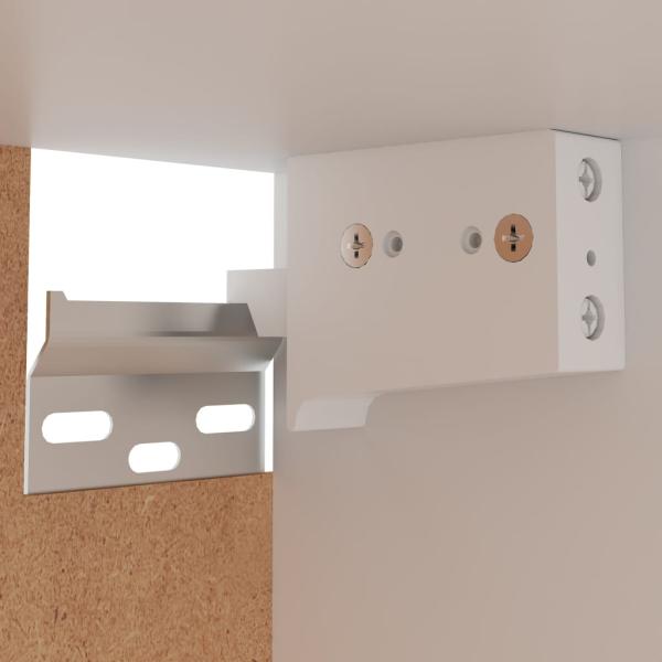 11-tlg. Küchenzeile Lyon Weiß Holzwerkstoff