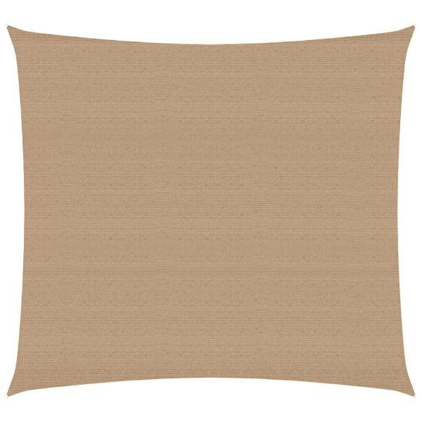 Sonnensegel 160 g/m² Taupe 4x4 m HDPE