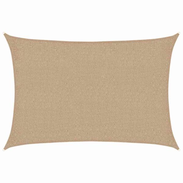 Sonnensegel 160 g/m² Taupe 2x3 m HDPE