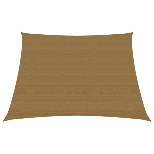 Sonnensegel 160 g/m² Taupe 3/4x3 m HDPE