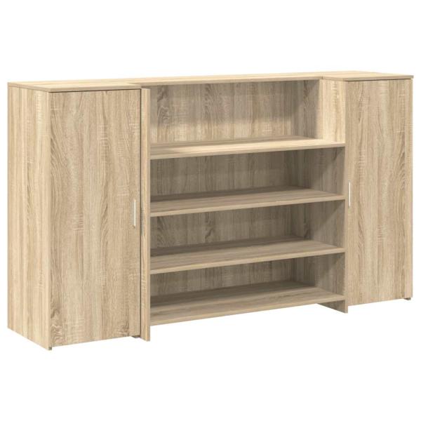 Empfangstheke Sonoma-Eiche 180x50x103,5 cm Holzwerkstoff