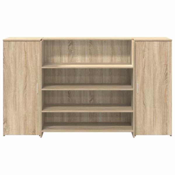 Empfangstheke Sonoma-Eiche 180x50x103,5 cm Holzwerkstoff