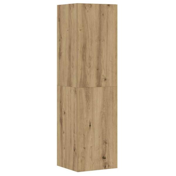 8-tlg. TV-Schrank-Set Wandmontage Artisan-Eiche Holzwerkstoff