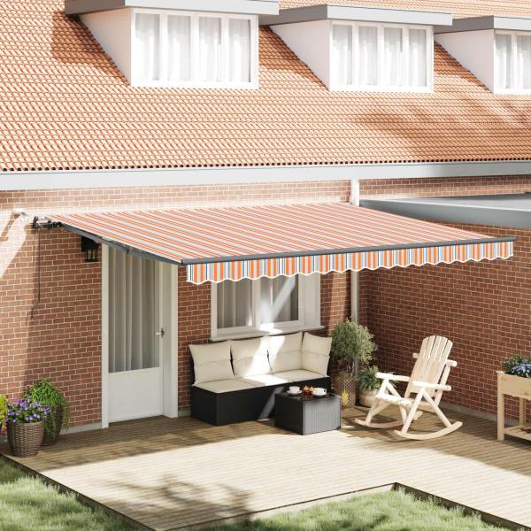 ARDEBO.de - Markisenstoff mit Mehrfarbig 450 x 350 cm Polyester