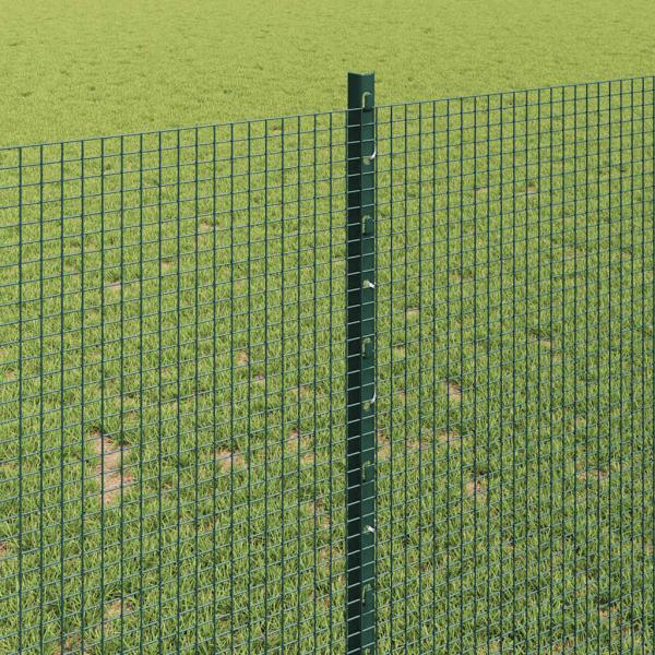 Zaun mit Pfosten Grün