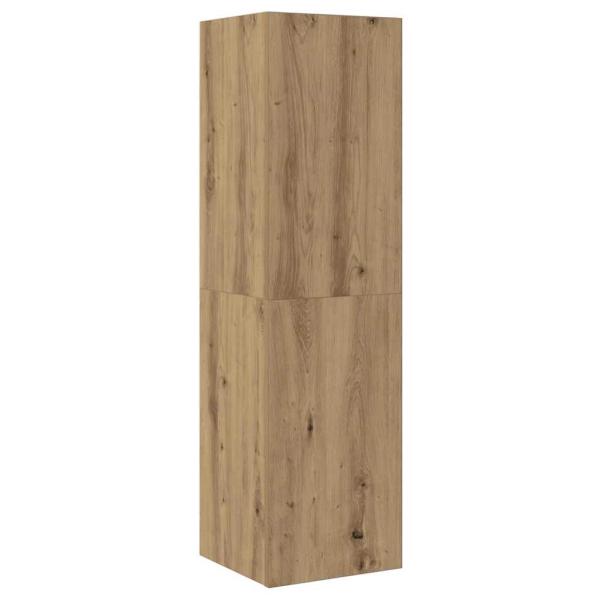Wand-TV-Schrank 4 stk. Artisan-Eiche Holzwerkstoff