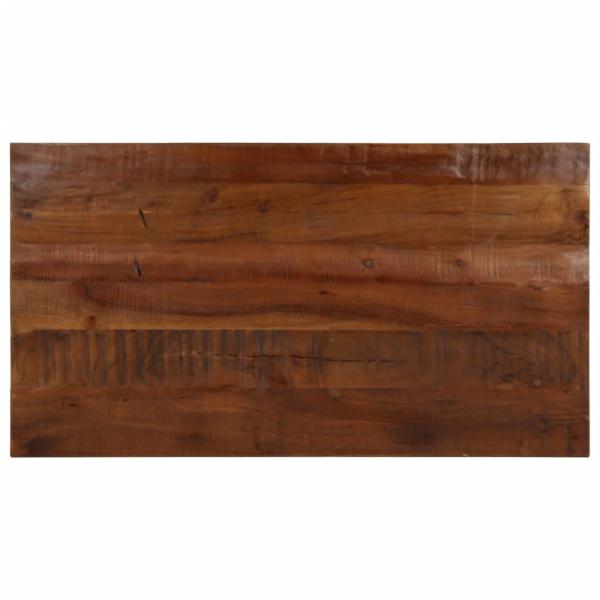 ARDEBO.de - Tischplatte 120x70x2,5 cm Rechteckig Altholz Massiv