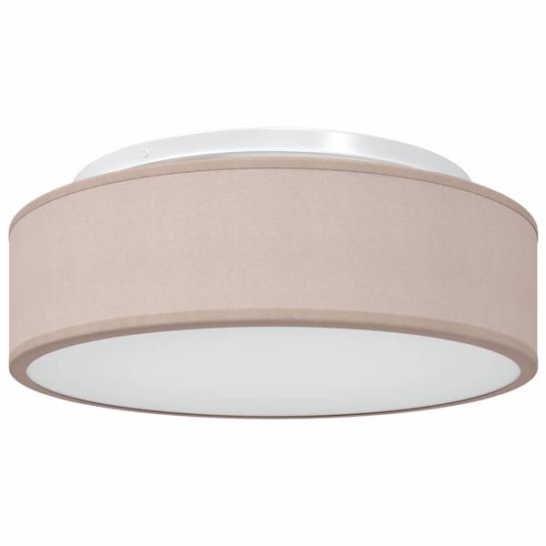 Deckenlampe mit Strahlern Taupe 38 x 38 x 13,5 cm Stoff