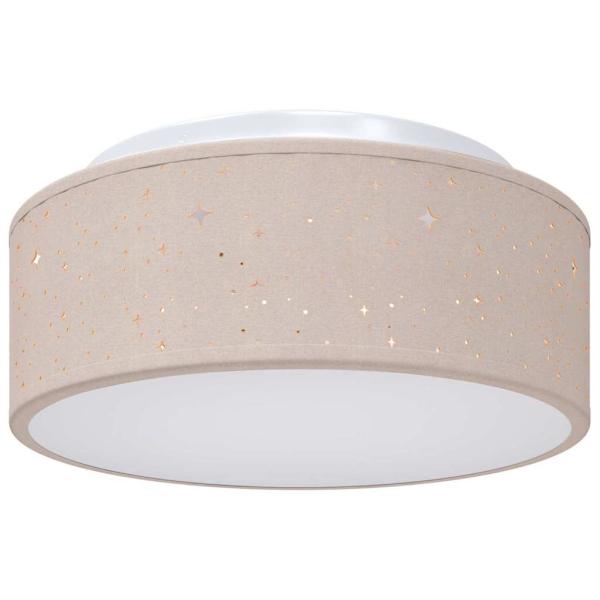 Deckenlampe mit Strahlern Taupe 30 x 30 x 13,5 cm Stoff