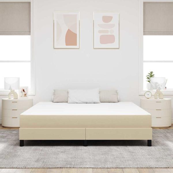 Bettmatratze mit Matratze Salbei 180 x 200 cm Stoff
