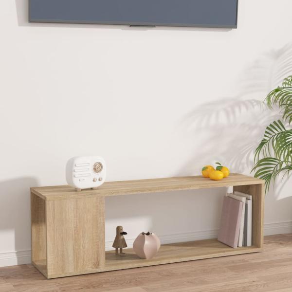 ARDEBO.de - TV-Schrank Sonoma-Eiche 100x24x32 cm Holzwerkstoff