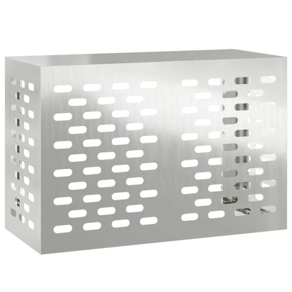 Klimaanlagenabdeckung Silber 90 x 40 x 60 cm Verzinkter Stahl
