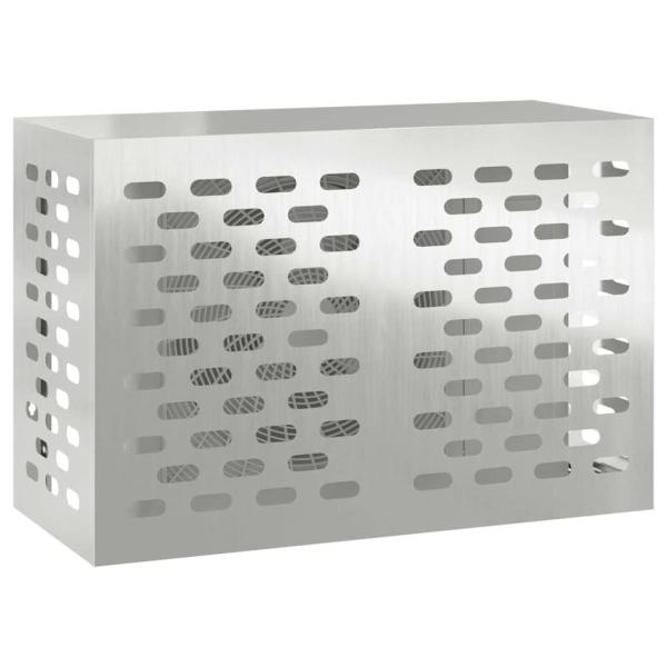 Klimaanlagenabdeckung Silber 90 x 40 x 60 cm Verzinkter Stahl