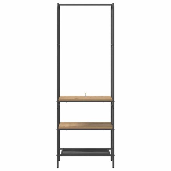 Kleiderständer Artisan-Eiche 60 x 30 x 171 cm Holzwerkstoff