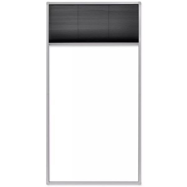 Plisse Insektenschutz-Fenster 80×160 cm