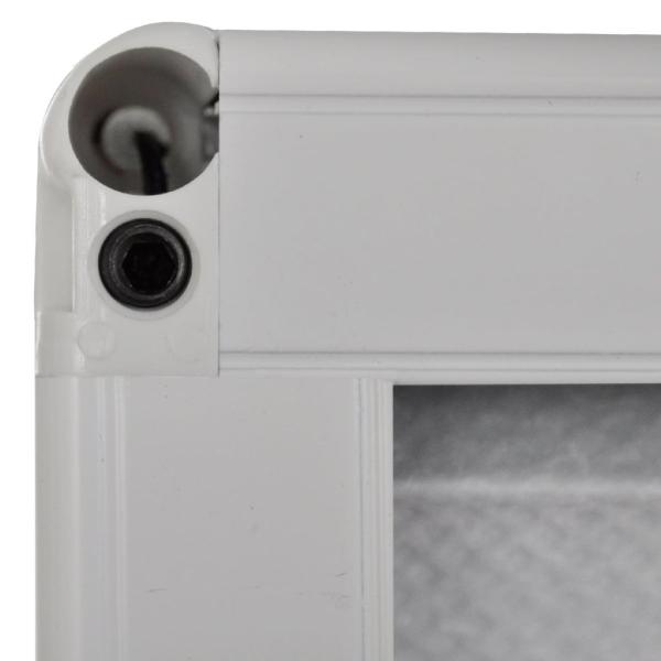 Plisse Insektenschutzfenster mit Jalousie Aluminium 160×80 cm