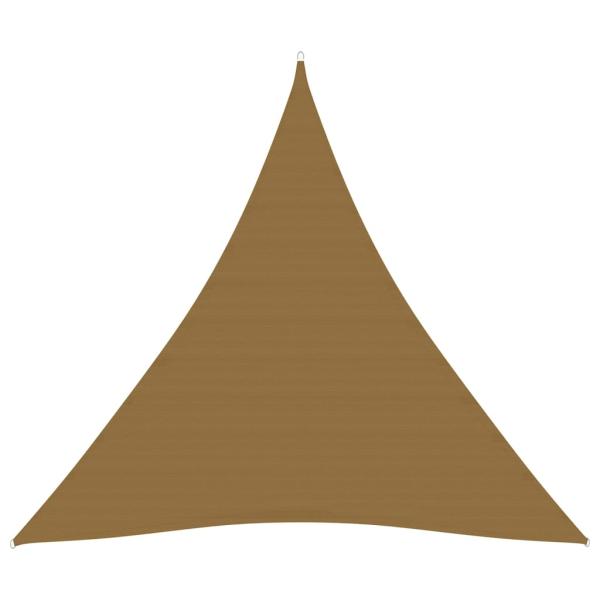 Sonnensegel 160 g/m² Taupe 4,5x4,5x4,5 m HDPE