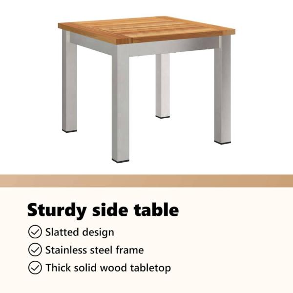 Garten Essgruppe 3 Stk. Braun und Schwarz