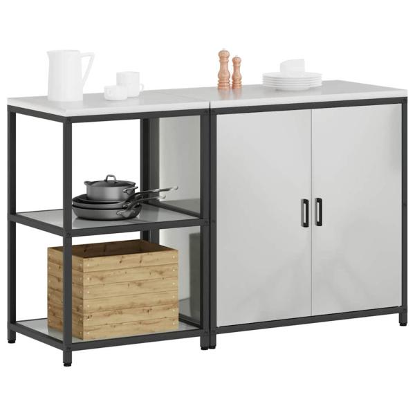 Aufbewahrungsset für die Küche HATTEM 2 stk. Silber