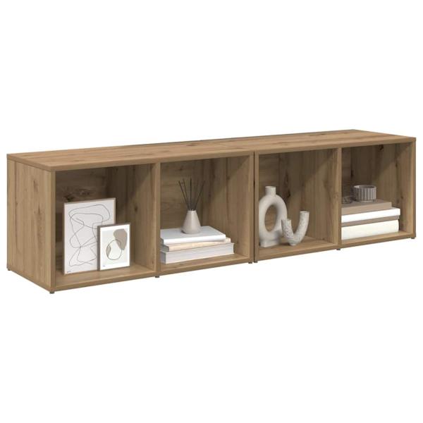 TV-Schrankset 2 stk. Artisan-Eiche Holzwerkstoff