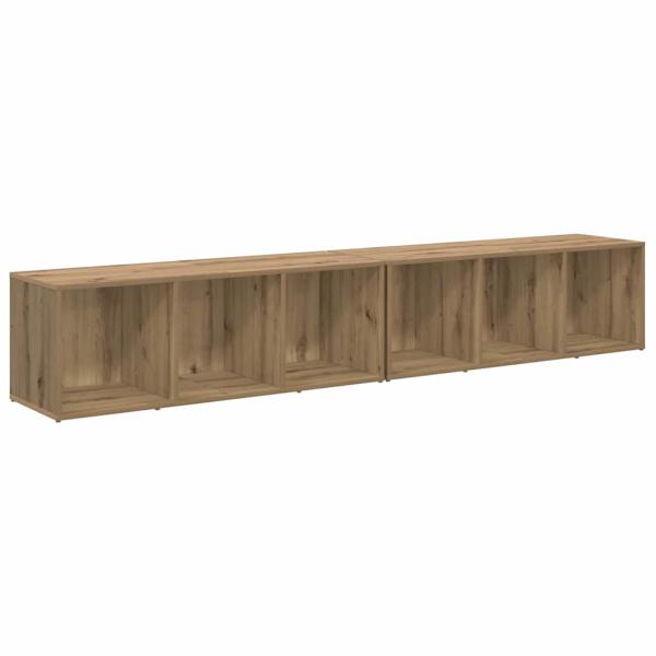 TV-Schrankset 2 stk. Artisan-Eiche Holzwerkstoff