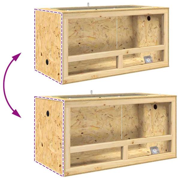 Terrarium Braun 100 x 50 x 100 cm OSB