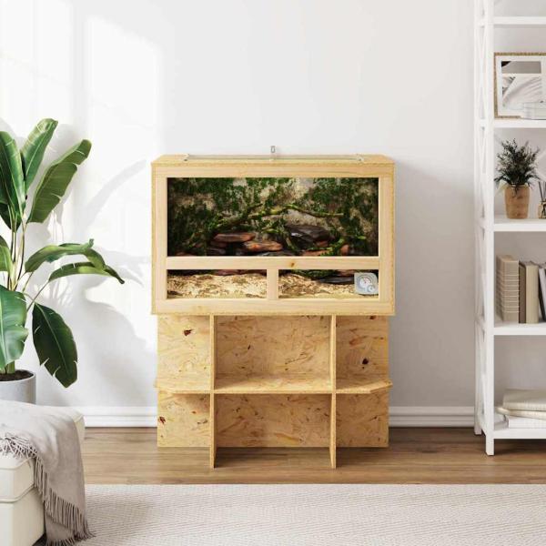 Terrarium Braun 80 x 50 x 100 cm OSB