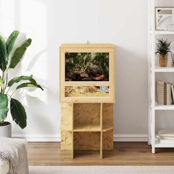 Terrarium Braun 50 x 50 x 100 cm OSB