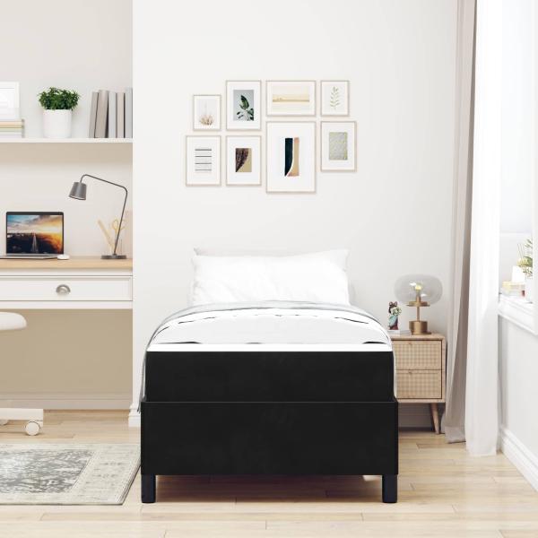 Bettrahmen Schwarz 80 x 200 cm Stoff