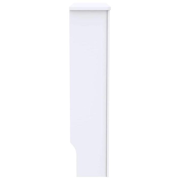 Heizkörperabdeckung 2 Stk. Weiß 78 x 19 x 81,5 cm Holzwerkstoff