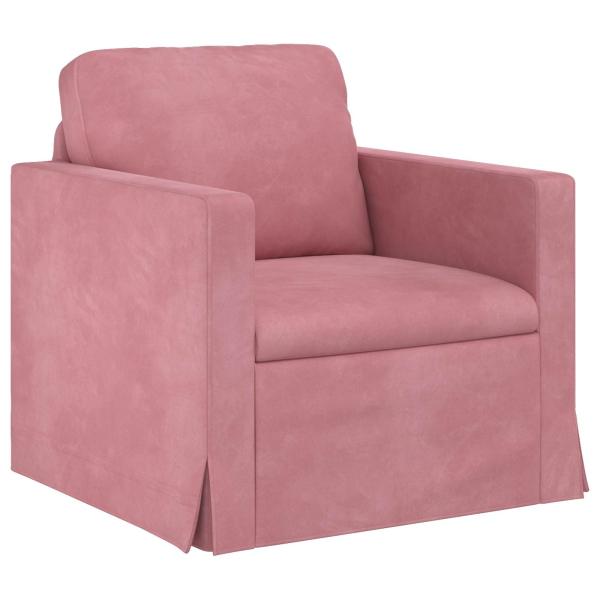 Sofa Set 2 stk. Rosa Samt