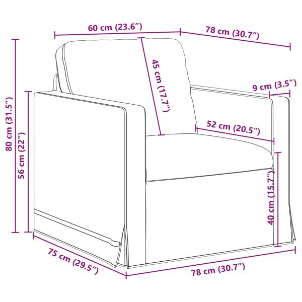 Sofa Set 2 Stk. Creme Samt