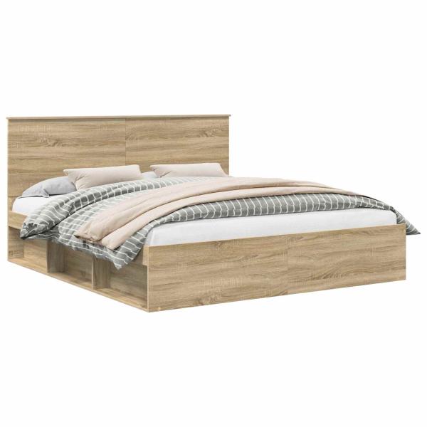 Bettrahmen Sonoma 200 x 200 cm Massives Kiefernholz