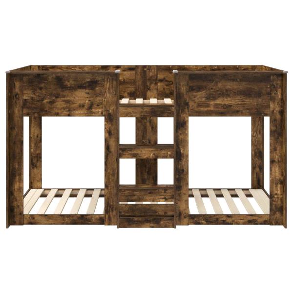 Etagenbett für Kinder Geräucherte Eiche 75 x 190 cm
