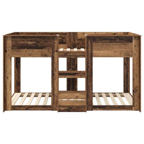 Etagenbett für Kinder Altholz 75 x 190 cm Holzwerkstoff